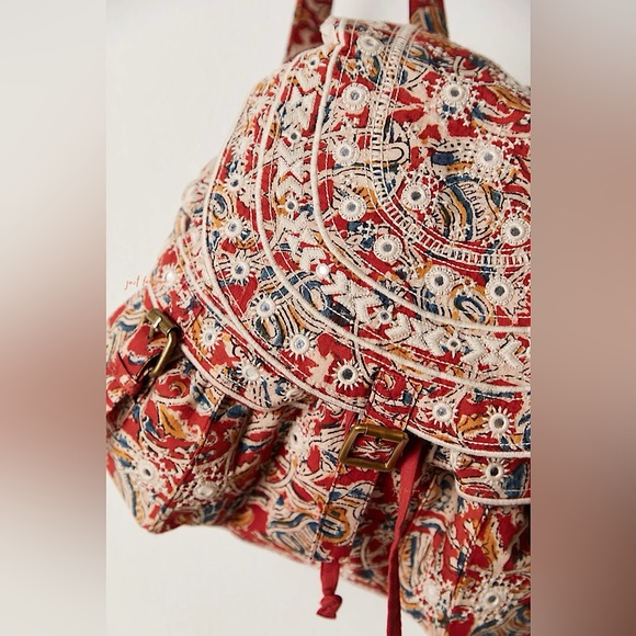 NEW Free People Mia Mirrored Backpack - Picture 3 of 13